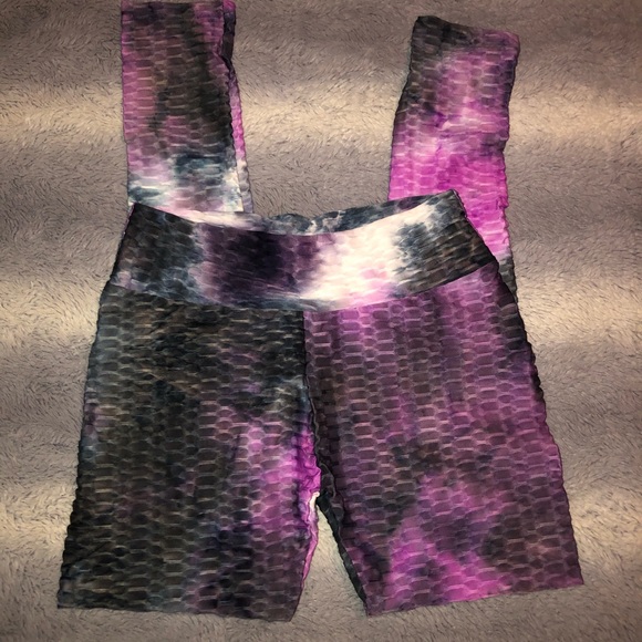 🌟 Purple Bubble Brazilian Scrunch Butt Yoga Pant - Picture 7 of 9